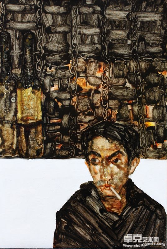 现实NO.1。102乘70cm。布面油画