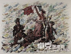 New Liberty 自由重新引導人民_300X230cm_2009