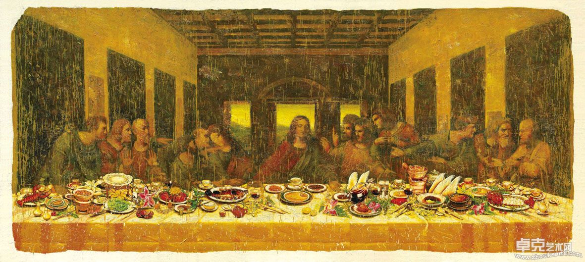 The Best Supper 最好的晚餐 200x450cm (2008)