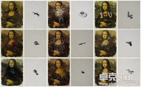 永恒的瞬間 Mortal Immortality 300x480cm (100x80cmx18pcs) 2010