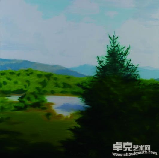 《2003年10月某日no.3》120x120cm  2010年