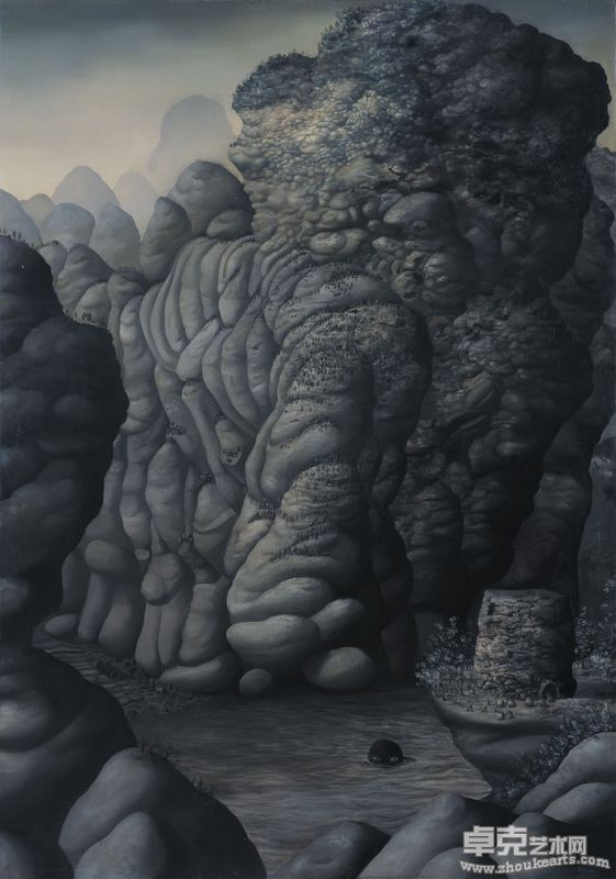 王天璇 潭伯,Tan Bo,160×112cm,2009,Oil on Canvas