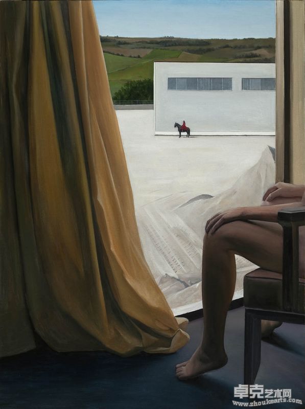 张英楠  旁观者,Bystander,130x97cm 布面油画 Oil on Canvas 2010