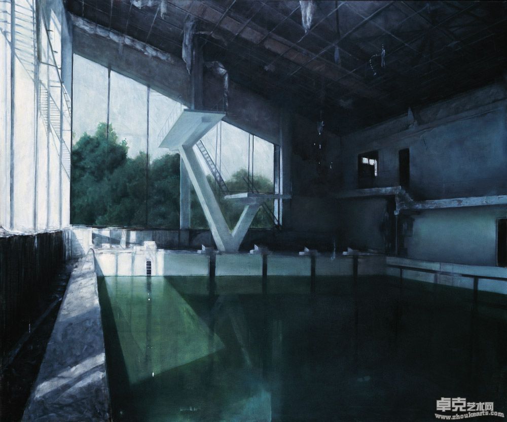 朱新宇缄默的容器，The Silence of Container,200×230cm,2010,Oil on Canvas