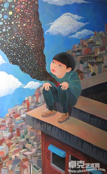 刘冰何处是我朋友的家 100X160CM