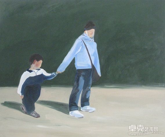 牵你的小手 160x133 布面油画 2009 高小翡