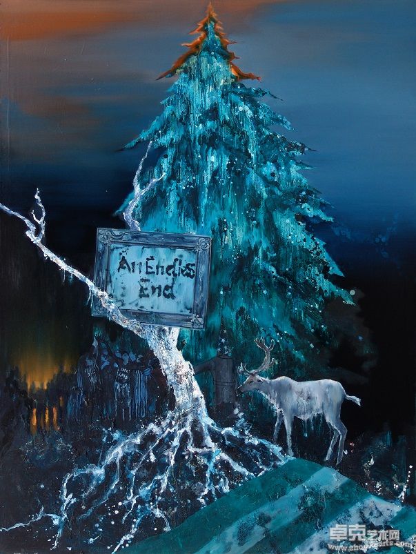 Endless End 200x1500cm 布面油画 2011small