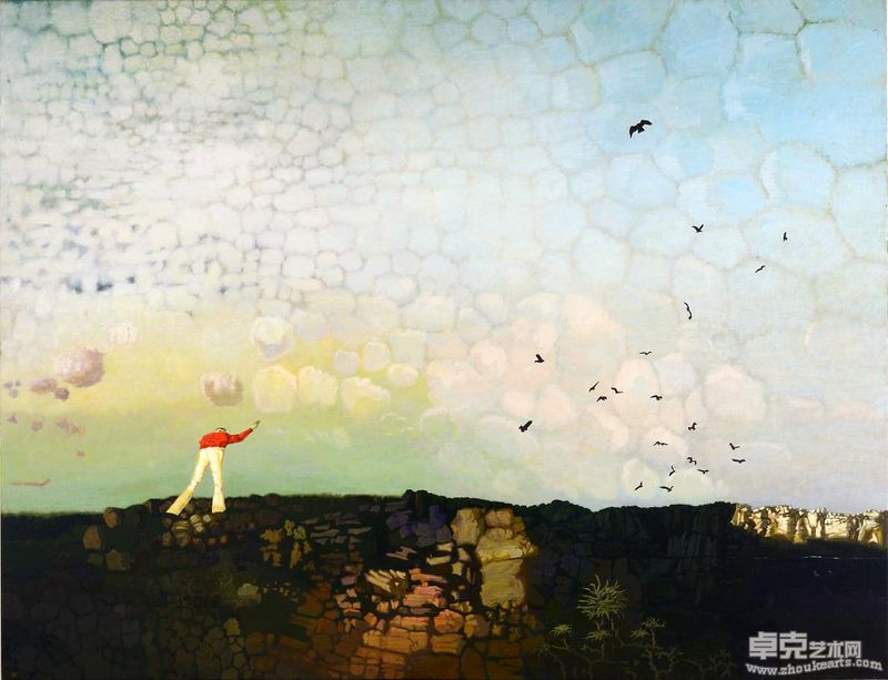 王萬春-海的呼喚 Oil on Canvas 2009 112×145cm