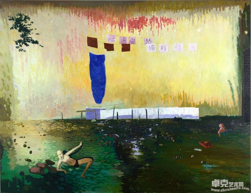 王萬春-開萬樓 Oil on Canvas 2009 112×145cm