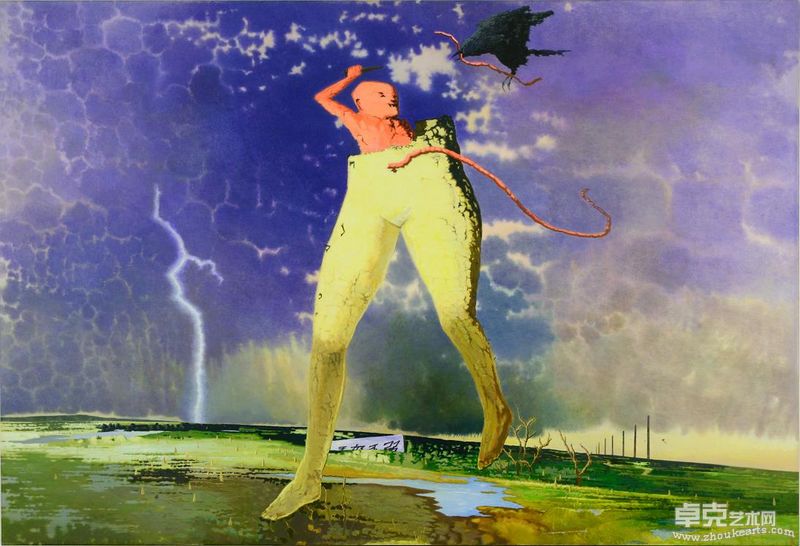 王萬春-弱不好弄 Oil on Canvas 2009 130×190cm