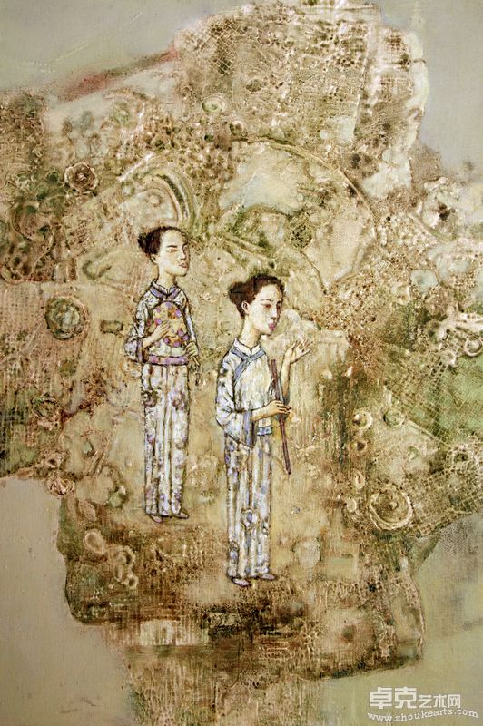 李志勇--拂不去的风尘70X55cm