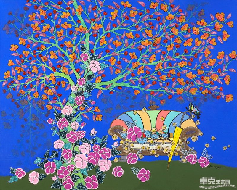 严玉璟Eom, Ok - Kyung 162.5X130.3cm    布面丙烯Acrylic on canvas