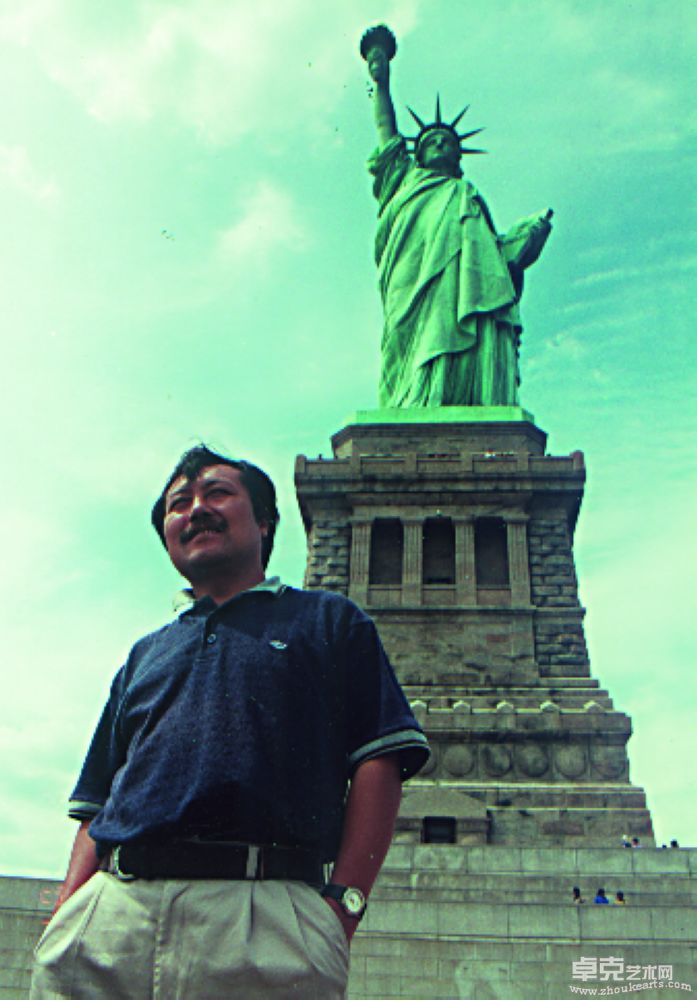 2001年考察美国自由女神