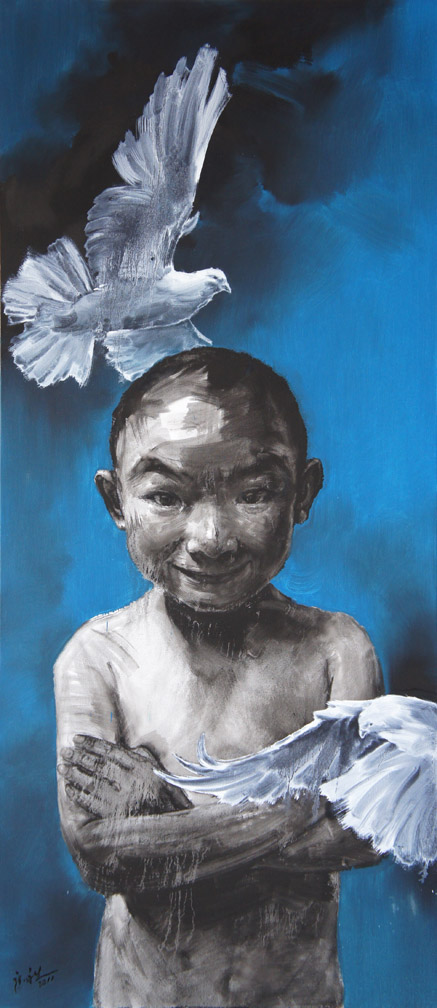 《阳光男孩》1160×70cm