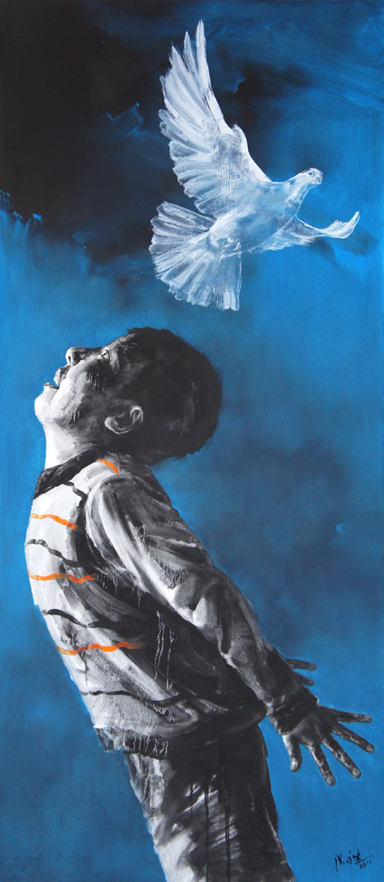《阳光男孩》2160×70cm