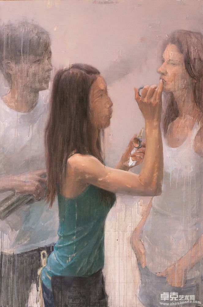 李诗文 容颜Appearance 布面油画Oil on canvas  120x80cm  2010