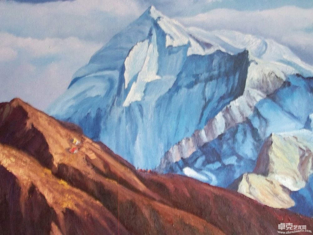 《梅里雪山之巅》120X90cm
