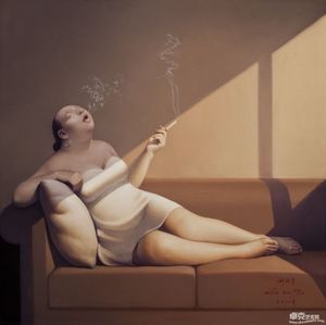 抽烟斗的女人No.89