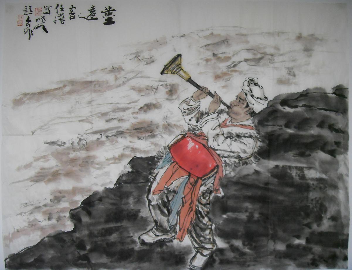 黄河远音68cmX68cm