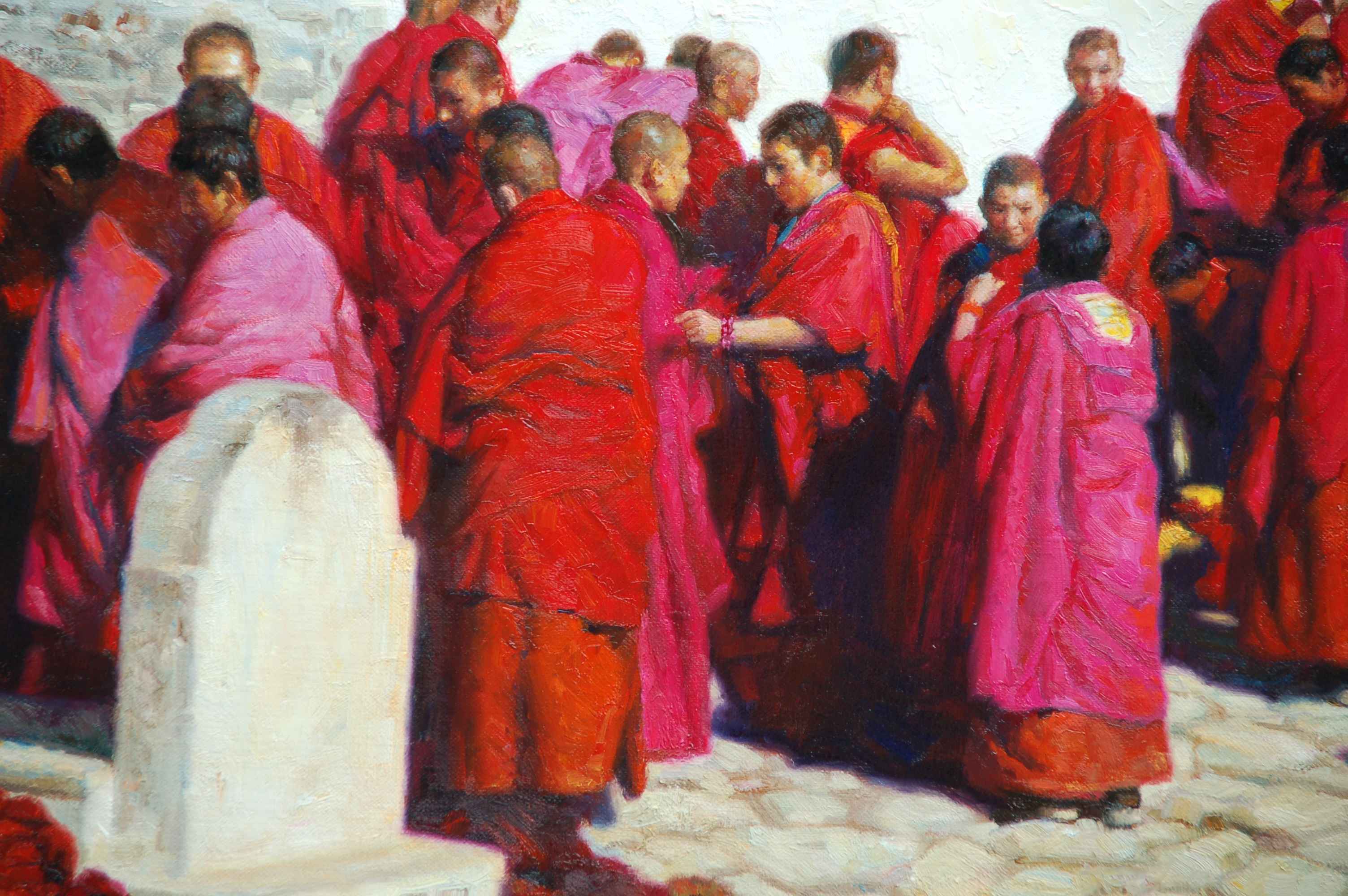 《辩经》局部240X56cm