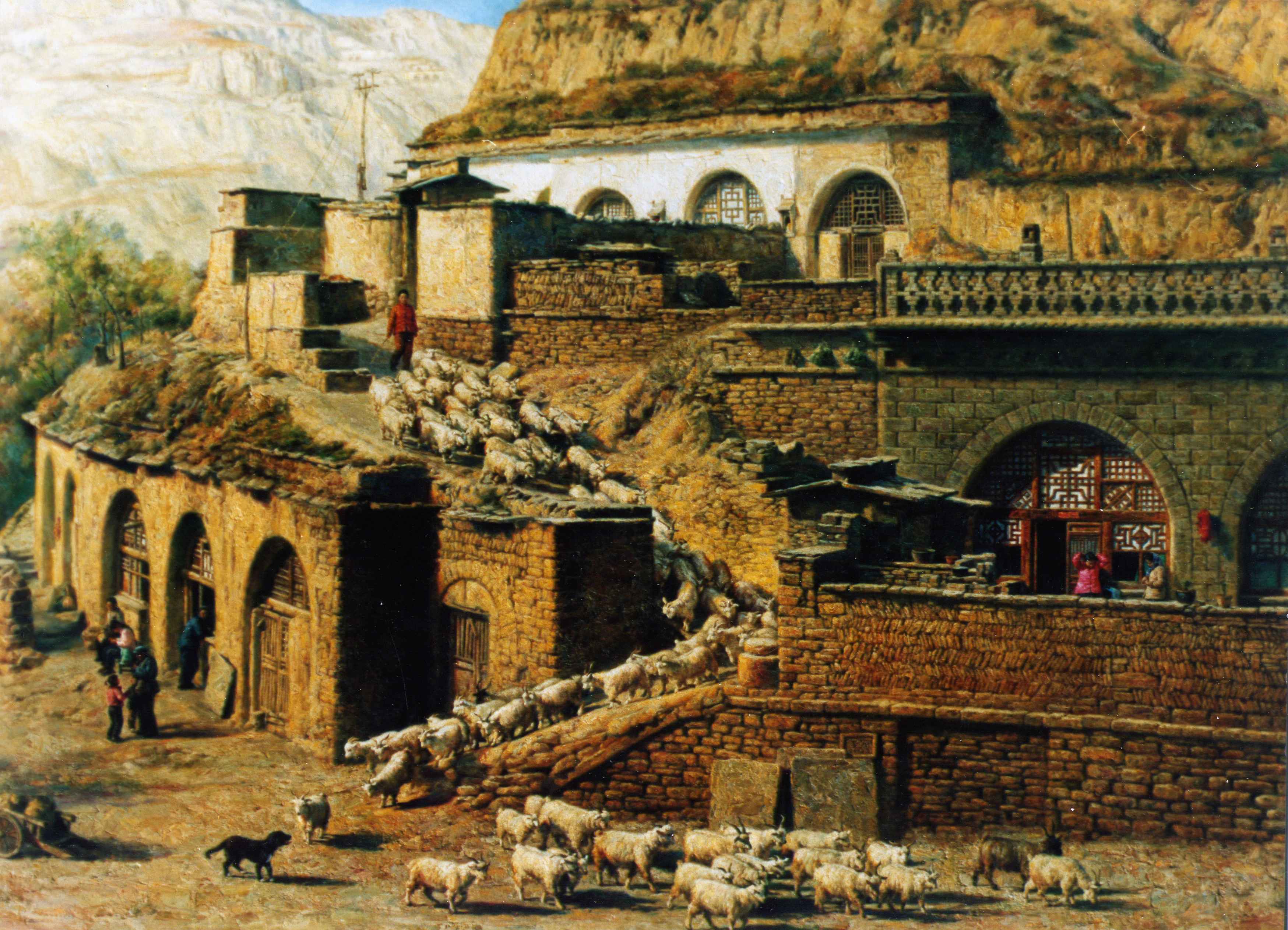 《暖风》194X138cm