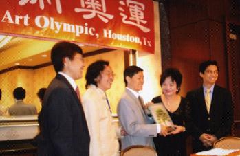 与美南国建会主席刘志恒糖城市议员 Daniel Wong