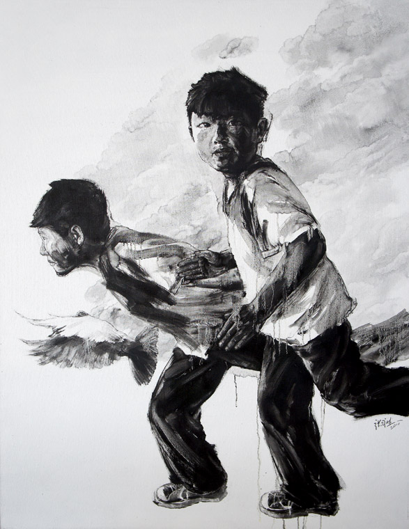 《阳光男孩》系列140×110cm