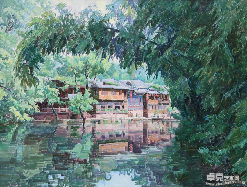 上里古镇 100x130