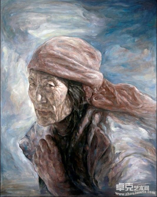 120X150CM，羌塘的云