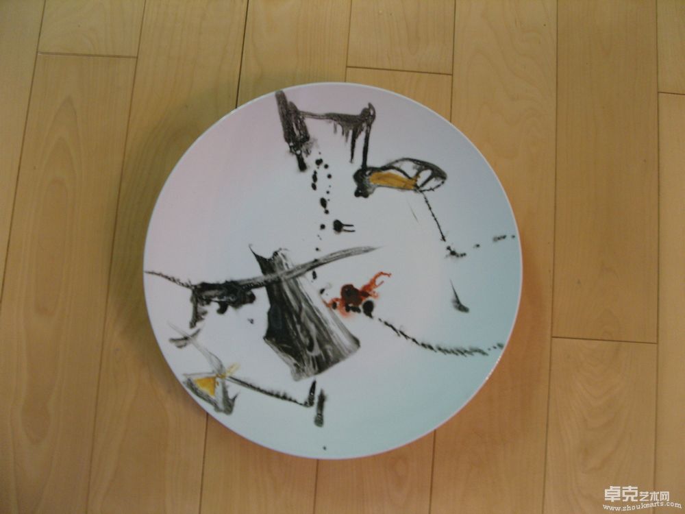 水墨瓷盘(三)60×60cm
