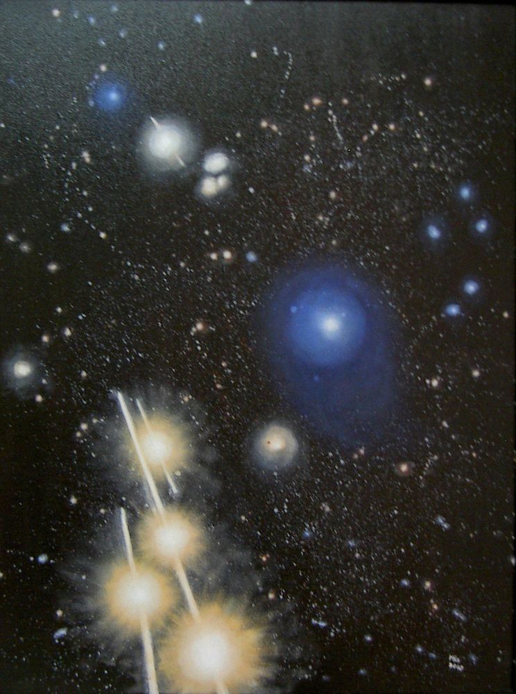 美丽的星空60x80cm