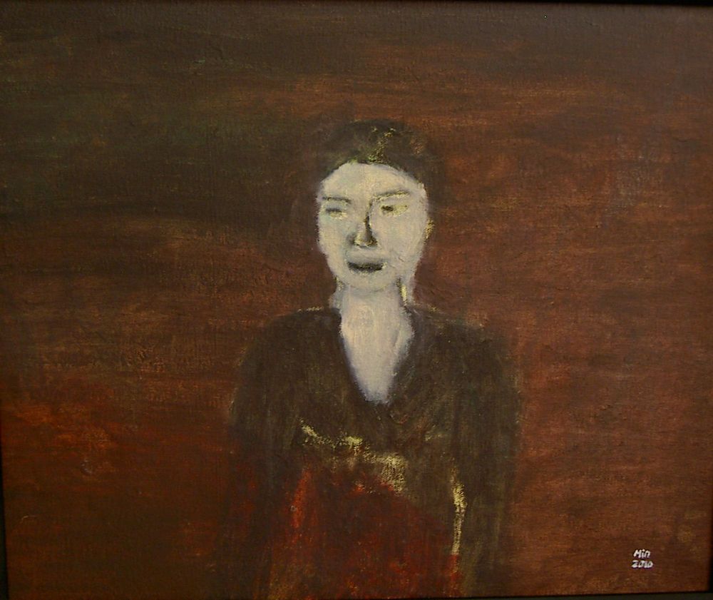 自画像60x50cm
