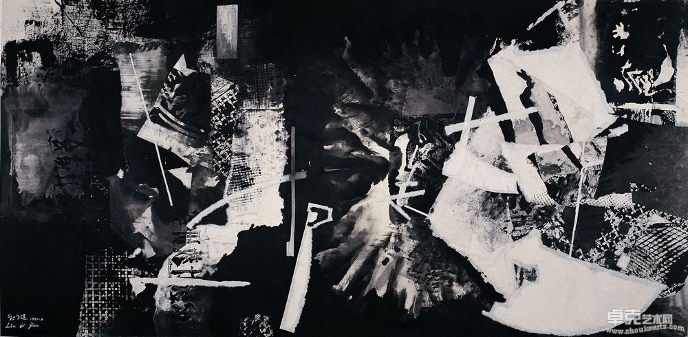 《无法重合的漂浮》183cm×82cm