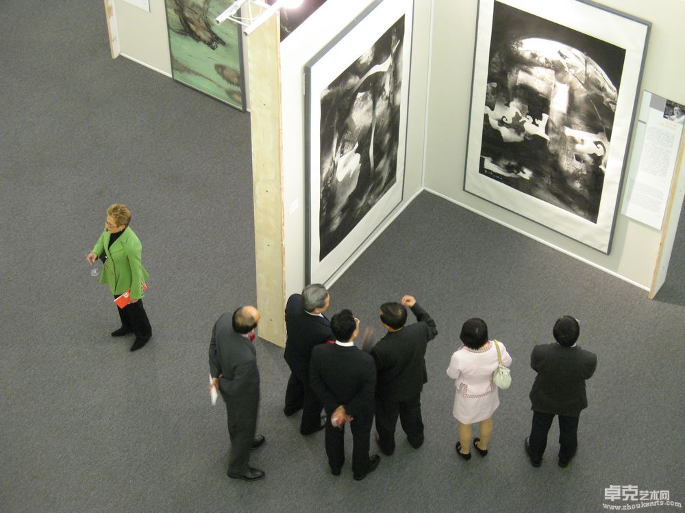 美国，“墨非墨”展出现场（2009,4）