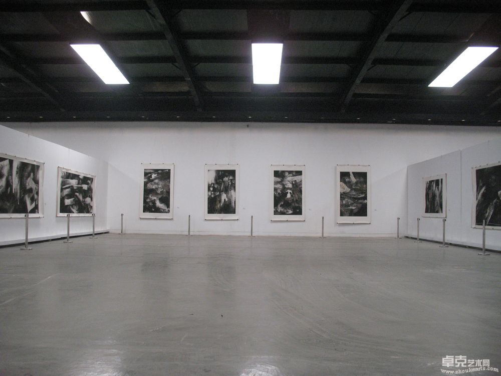 武汉“美术文献提名展”刘子建作品现场（2009,11）