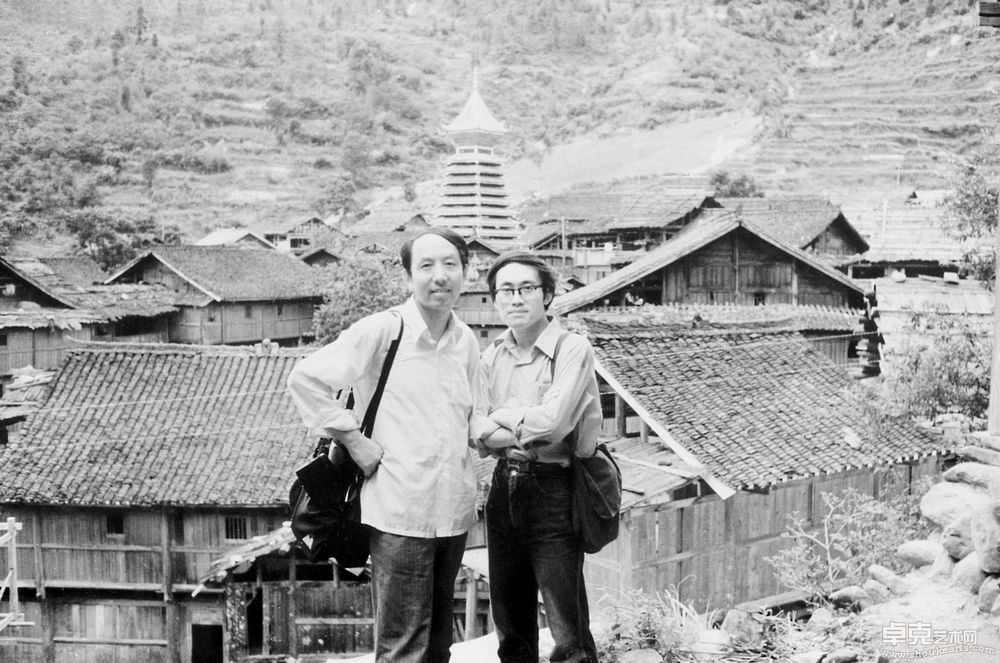 1991年18月与李世南在贵州岜沙