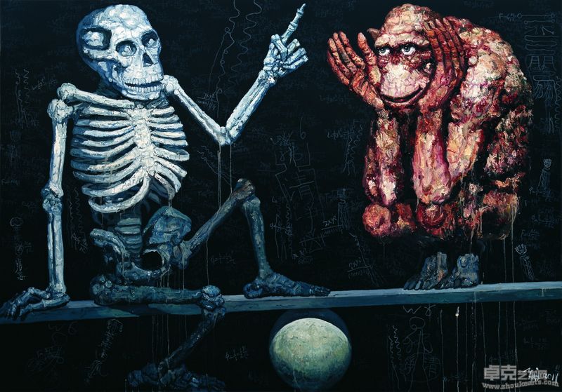 华庆 Hua Qing - 平衡 Balance - 300x220cm - 布面油画 Oil on Canvas - 2011
