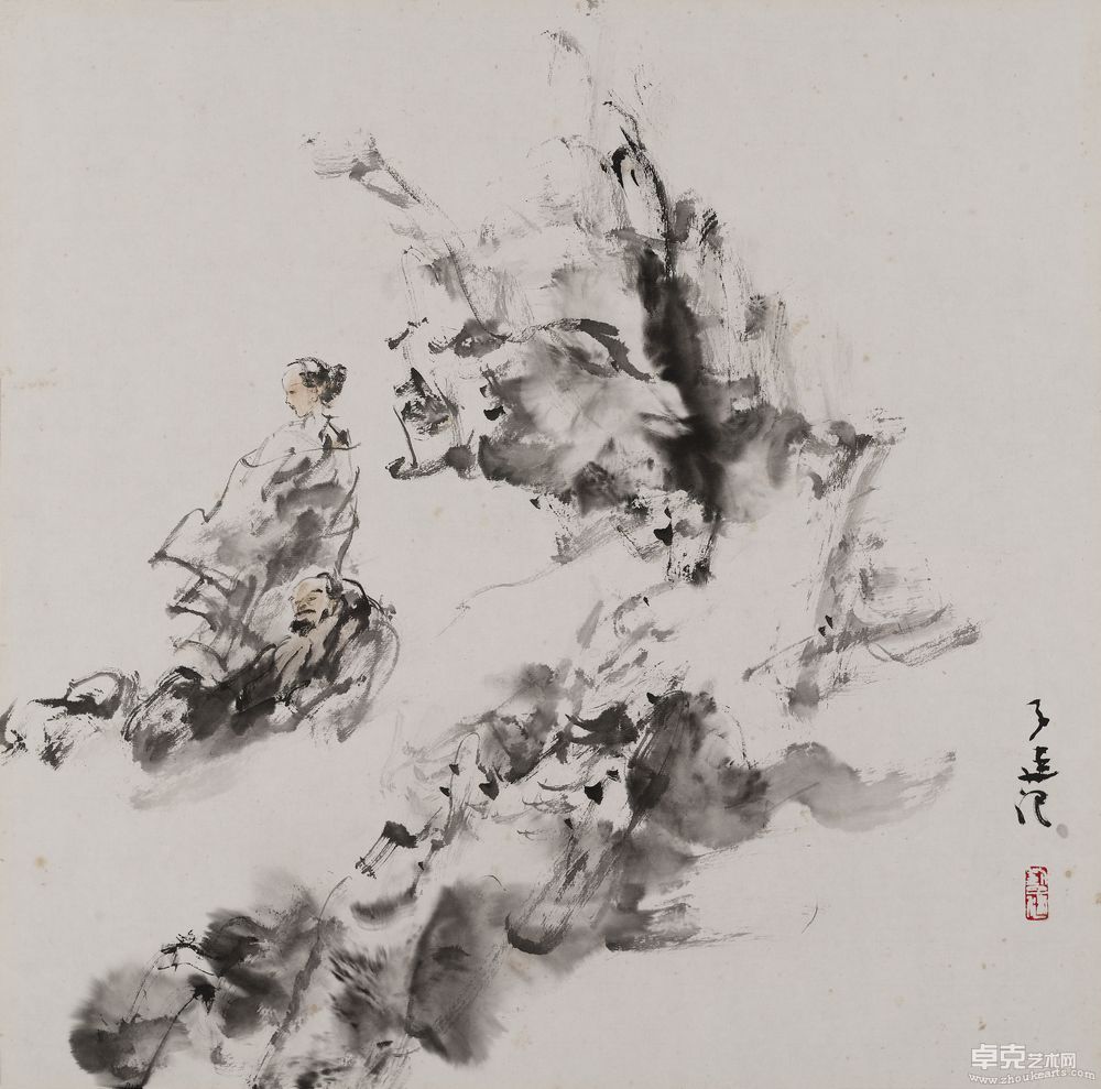 《离梦》50x50cm