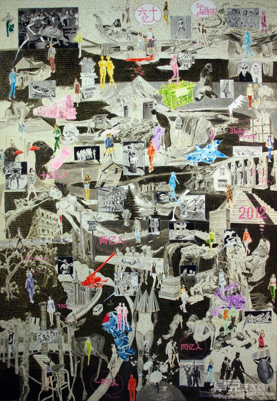 集体无意识Collective Unconsciousness 210cmX310cm布面油画 Oil on Canvas 2011