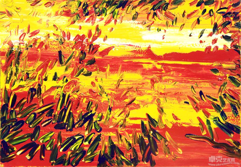 风景 布面丙烯 200cm×140cm 2010