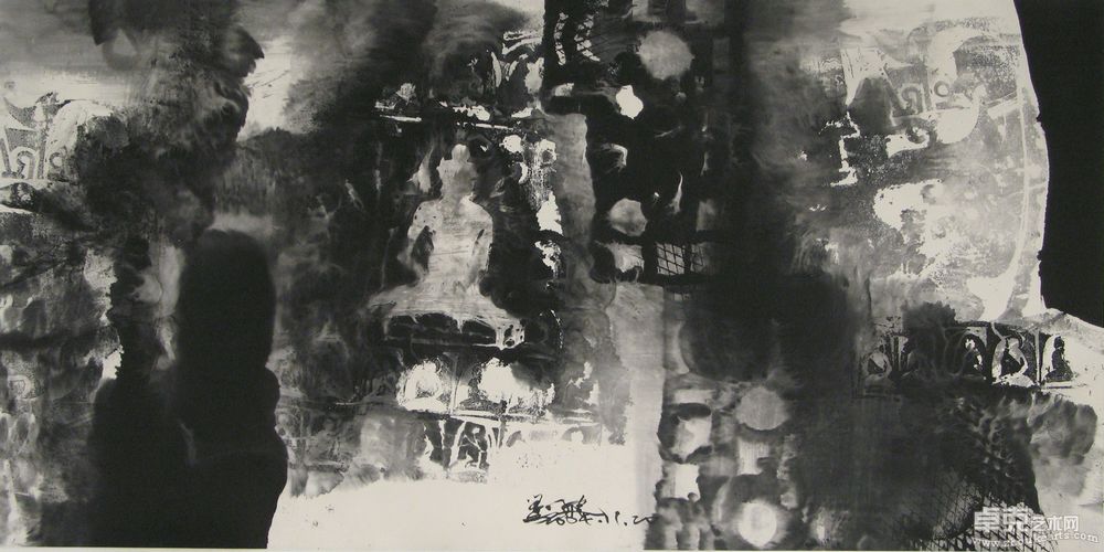 《甘露与雨露 -2 》136x136cm