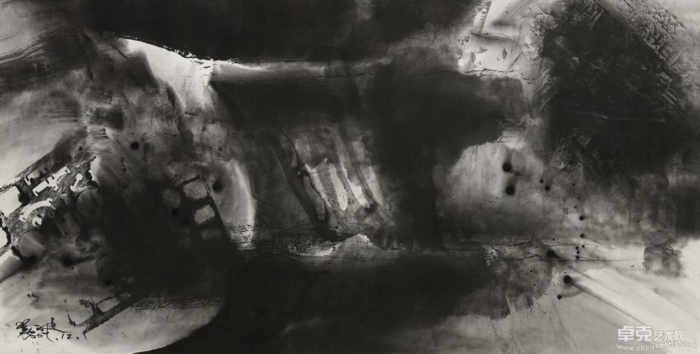 《诡势》136×68 cm