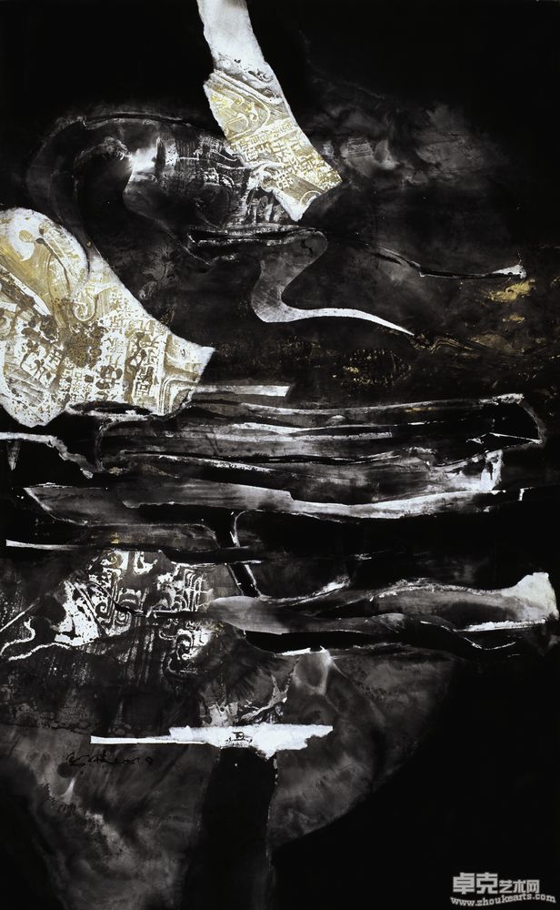 《垂丽之天象--铺辞  》122x200cm