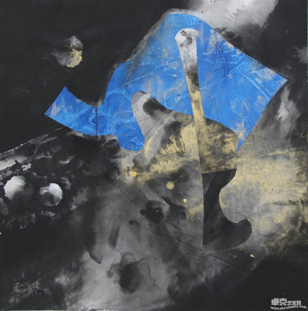 《鉴悬  》68×68cm