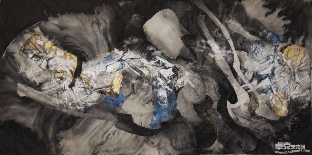 《绝丽》136×68cm
