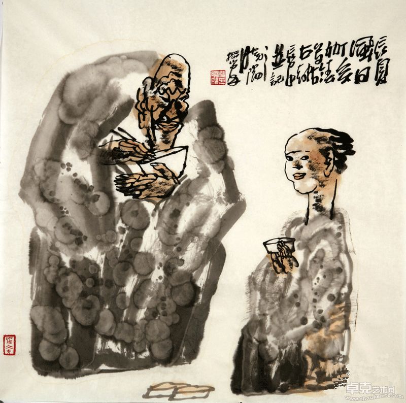 《长夏风日》 68×68cm2007年