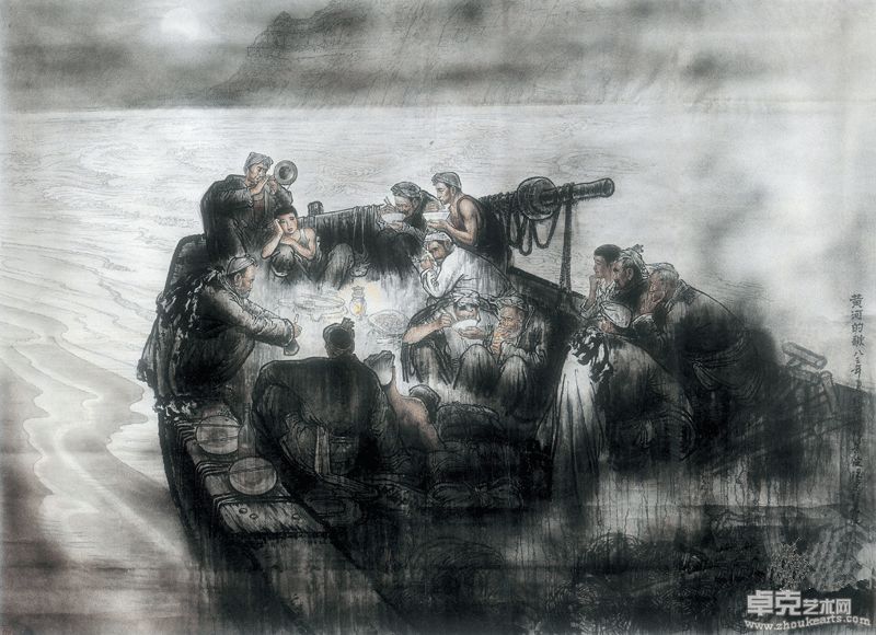 黄河的歌-190×258cm