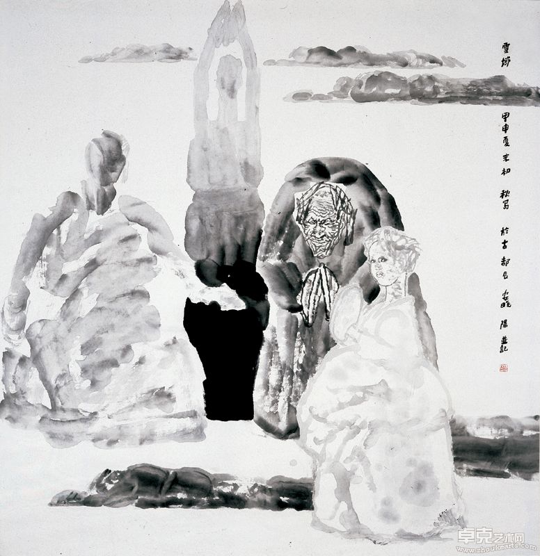 雪域-200×190cm-2004年