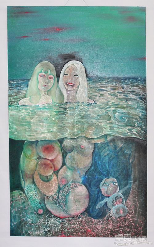 黄刚勇-身体180x90cm（油画）
