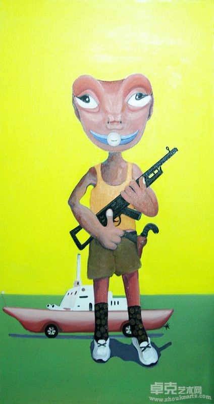 彭鑫-你懂的1- 80X150cm（油画）
